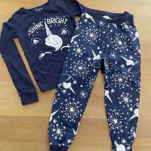 Place Blue Pajama Sets Cozy Winter Wonderland